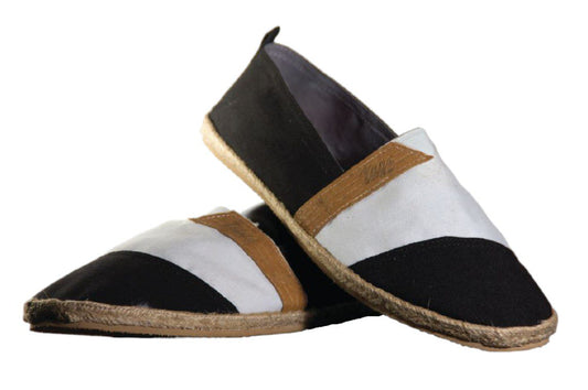 Kinder Espadrilles NEGRO & BLANCO