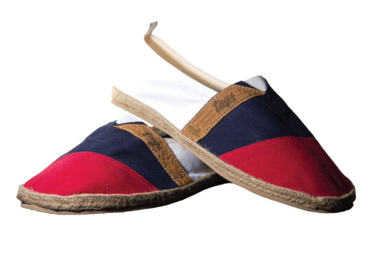 Kinder Espadrilles ROJO & MARINO & BLANCO